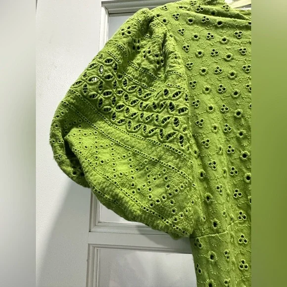 Free People Green Mini Dress - Picture 5 of 9